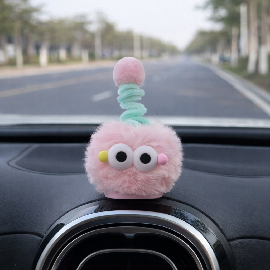 Car Plush Pom Decoration